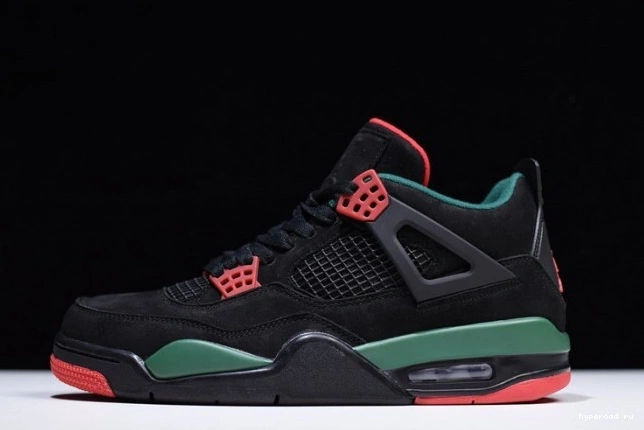 4 AQ3816-063 GUCC Black Red Air NRG Gorge Green-Varsity Jordan 0707